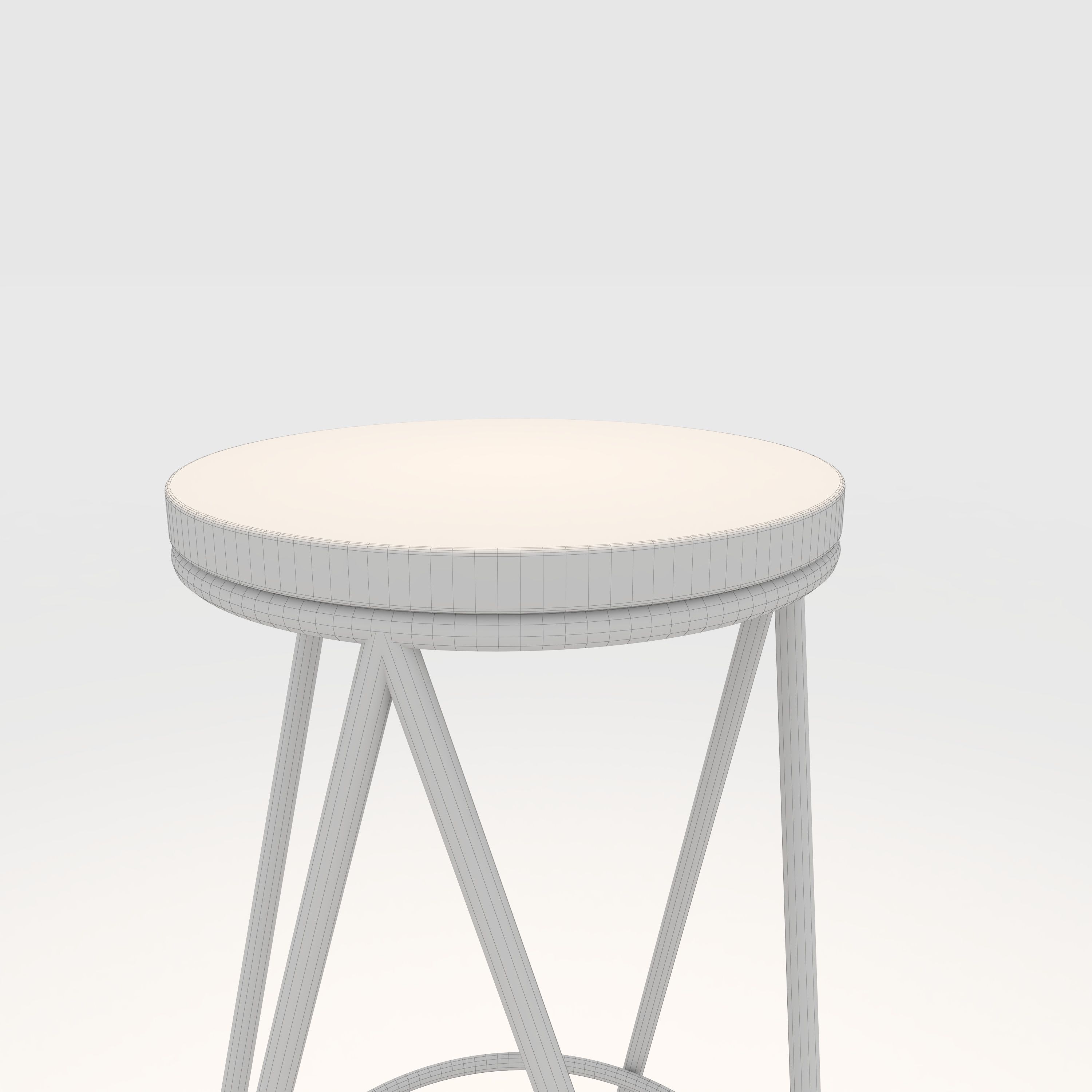 Bar Stool 3 3D model_15