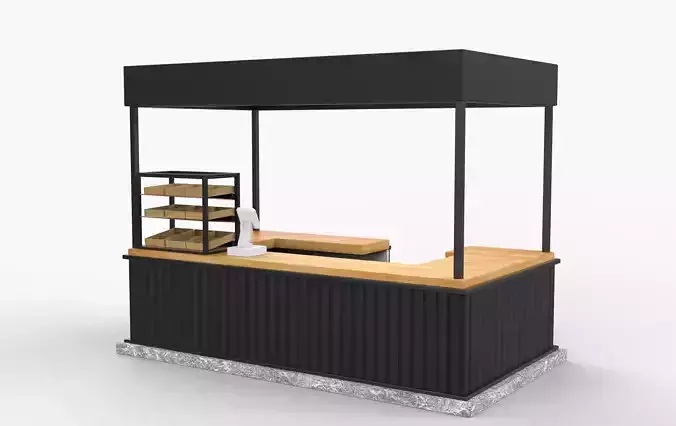Mall Food Court  3D model