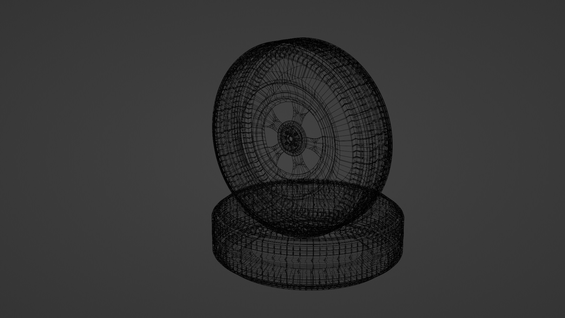 Tire - 3D model Low-poly 3D model_2