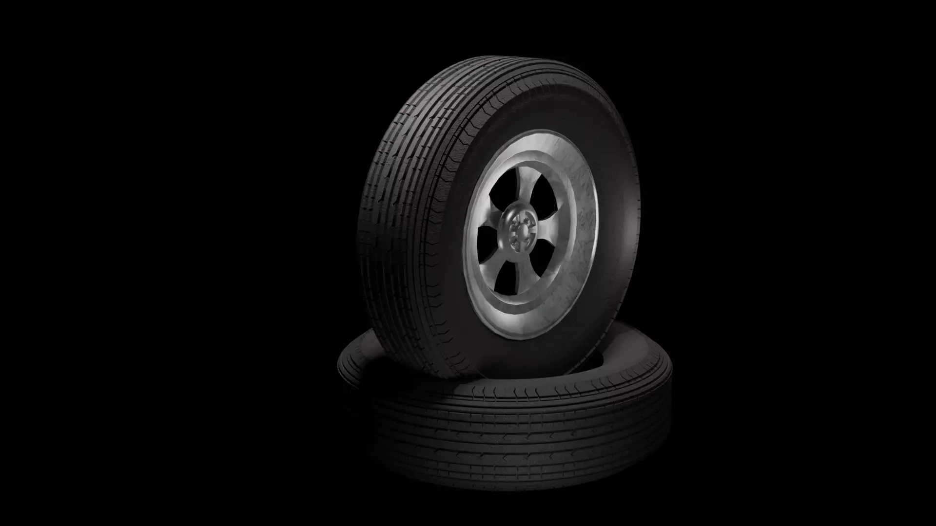 Tire - 3D model Low-poly 3D model_0