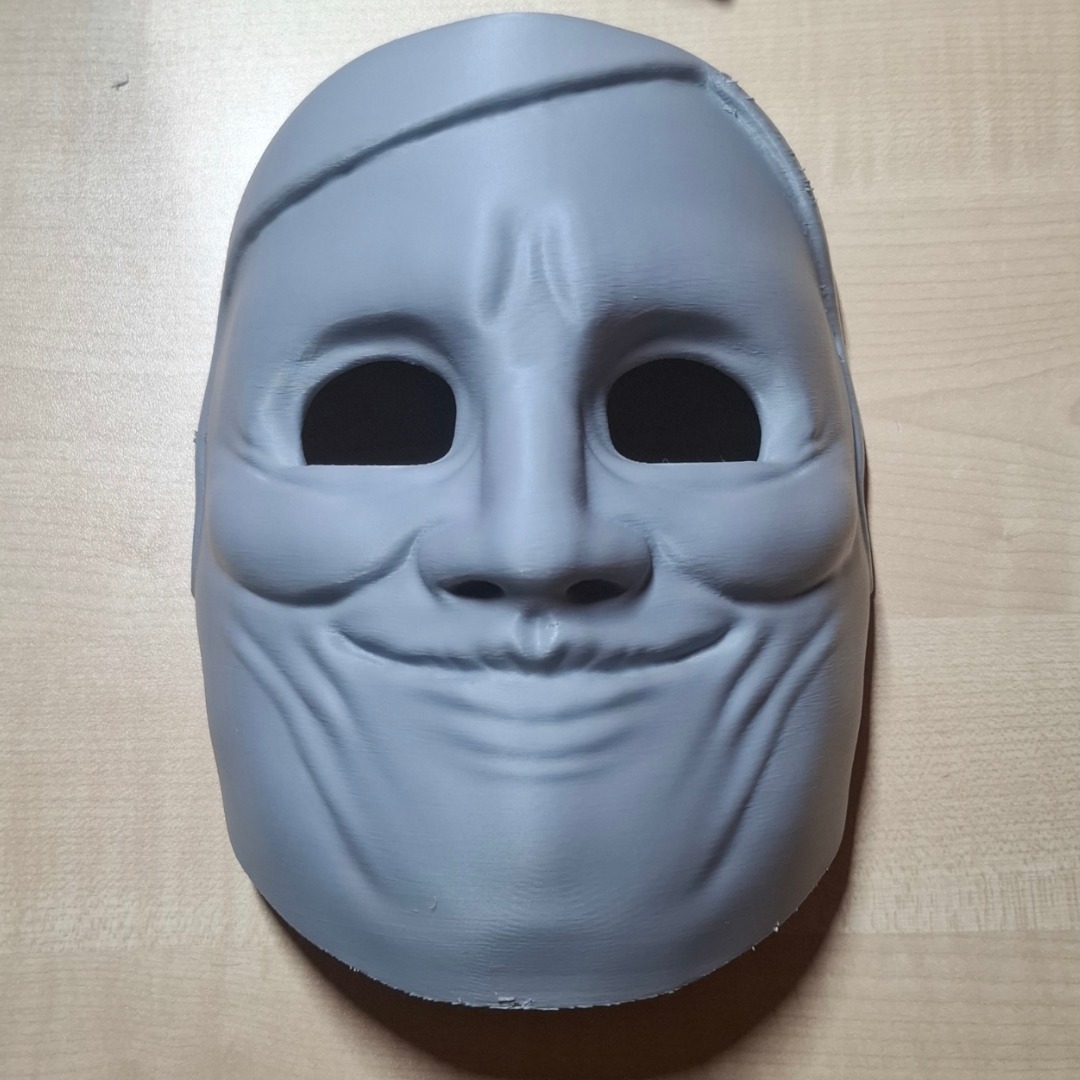 Dandadan Serpo mask 3D print model_1