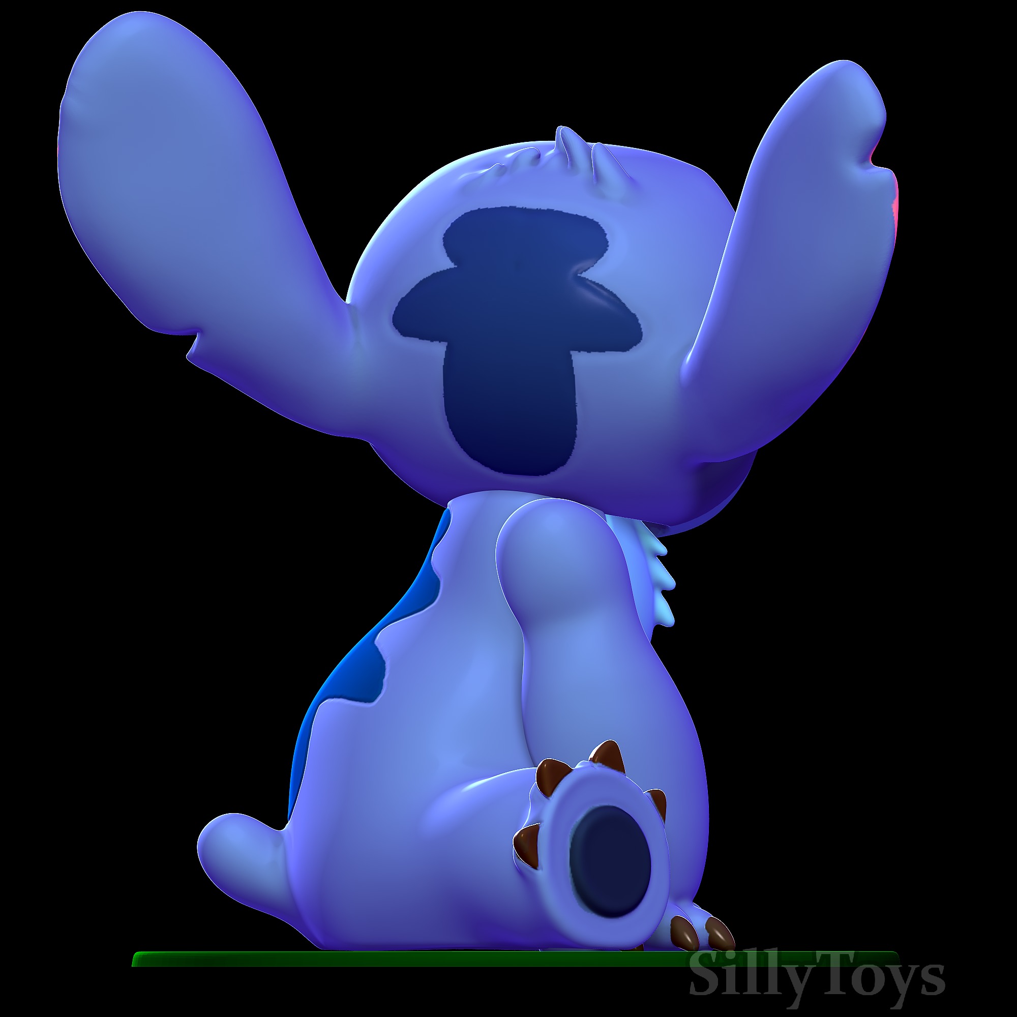 Stitch Sitting - Lilo and Stitch 3D print model_2