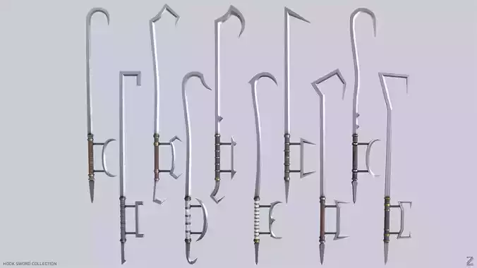 Hook sword collection 