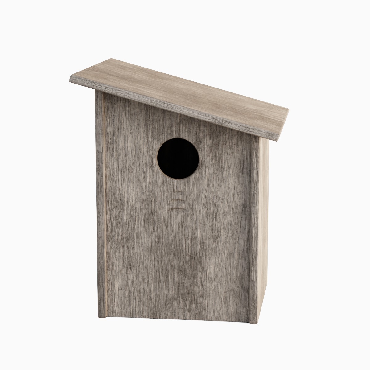 Wooden Birdhouse C 03 3D model_1