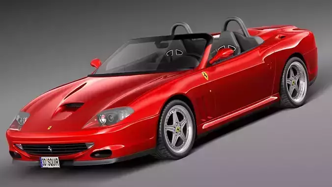 Ferrari 348 tb 1989-1995 3D model