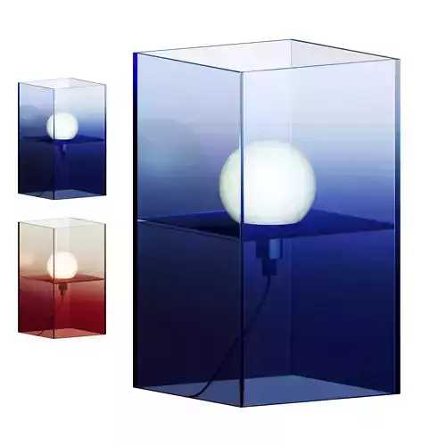 Mermaid and Scarlet Sunset Table lamps By Studio Monsoleil