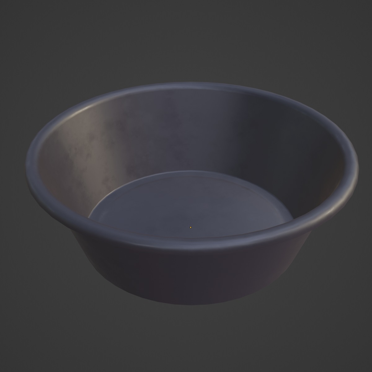 Plastic Wash Basin D 10 3D model_6