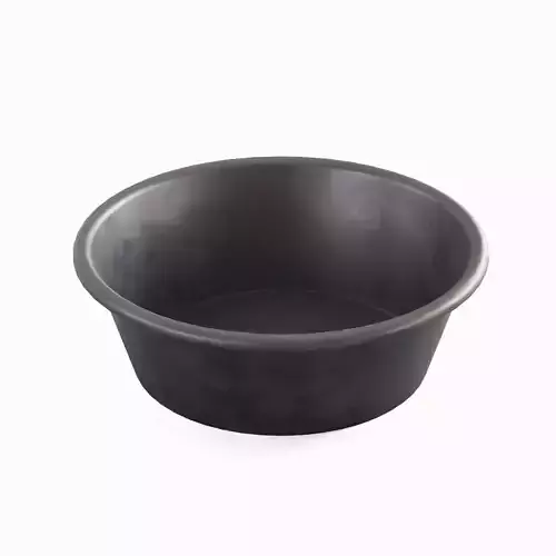 Plastic Wash Basin D 10 3D model