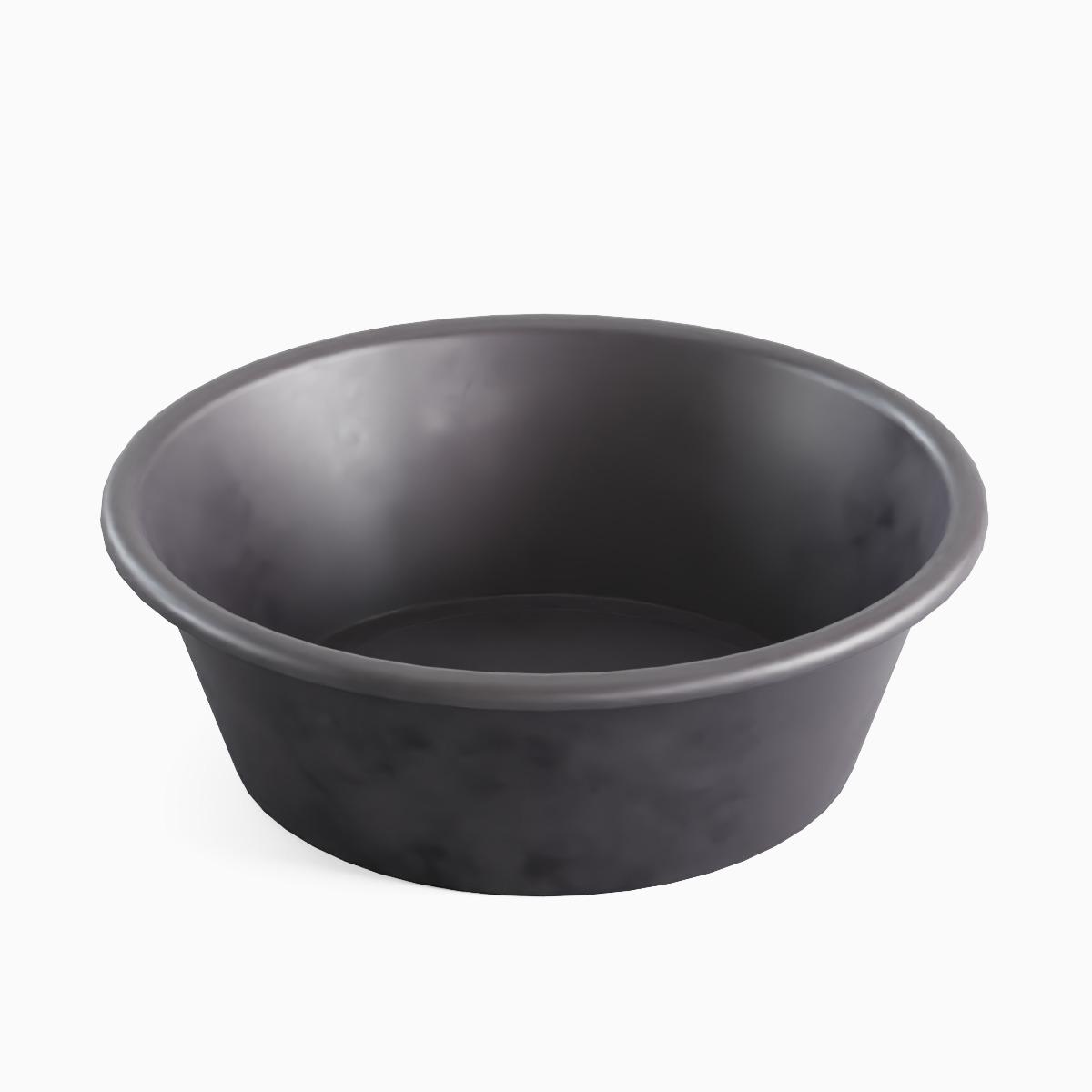 Plastic Wash Basin D 10 3D model_4
