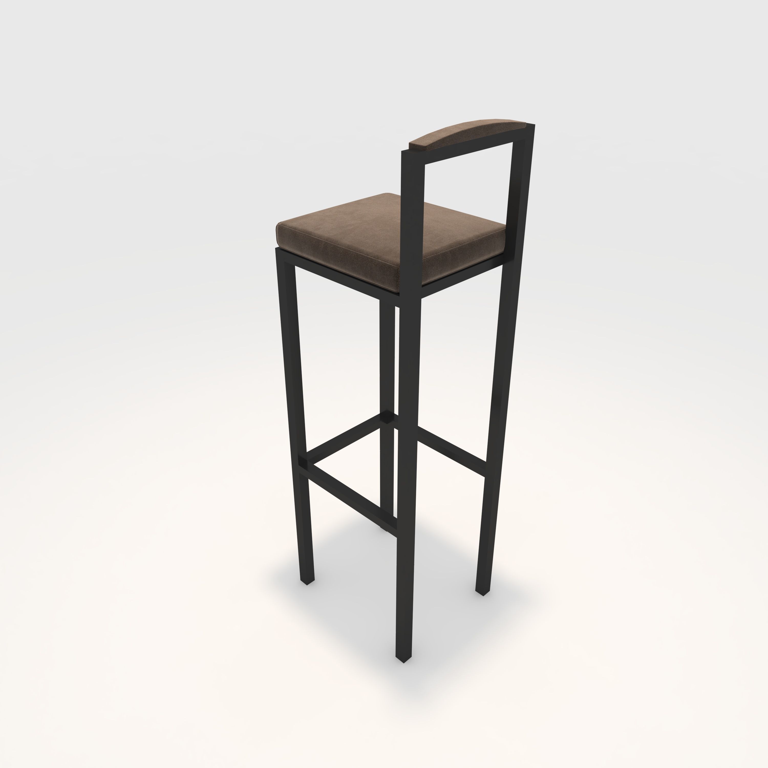 Bar Stool 7 3D model_4