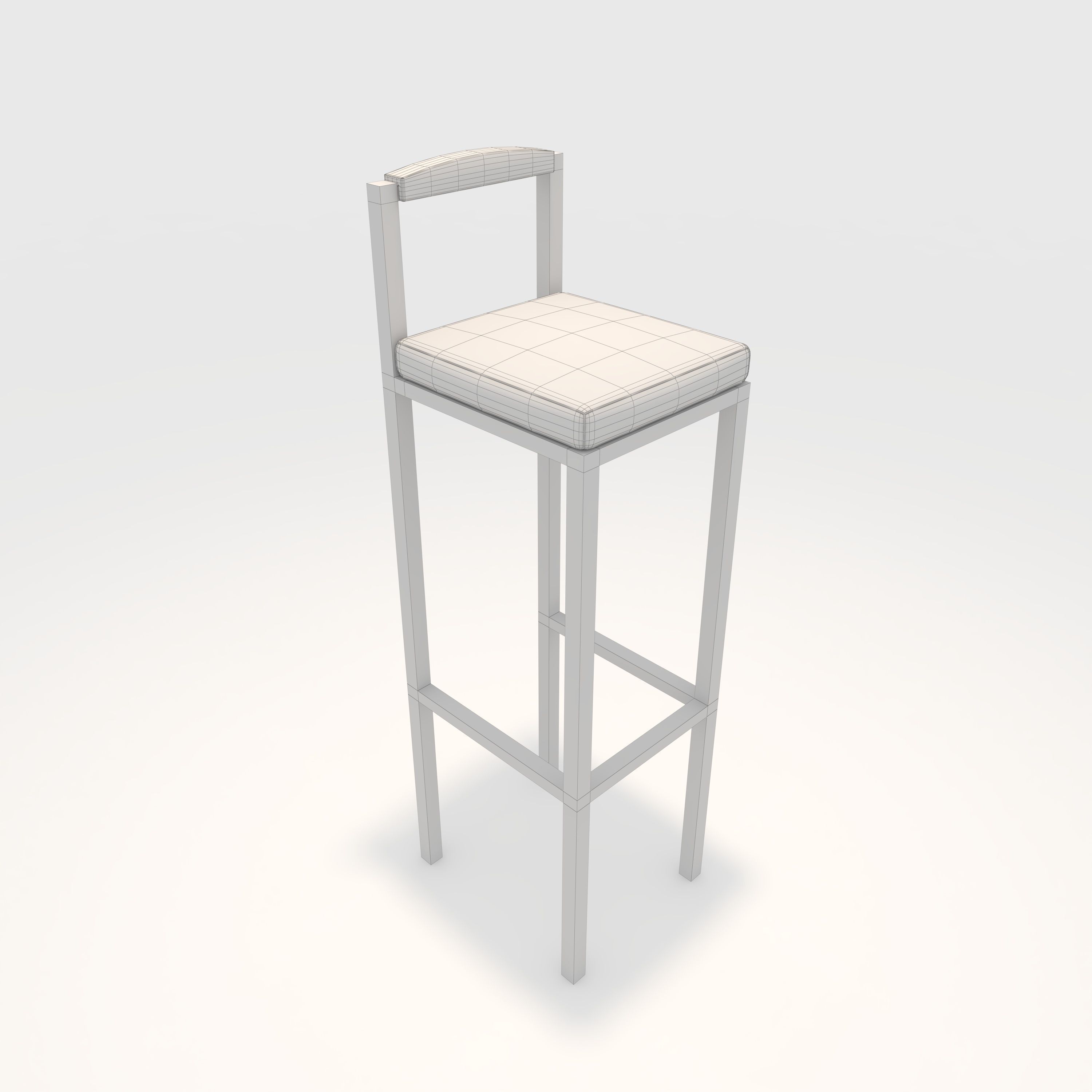Bar Stool 7 3D model_1