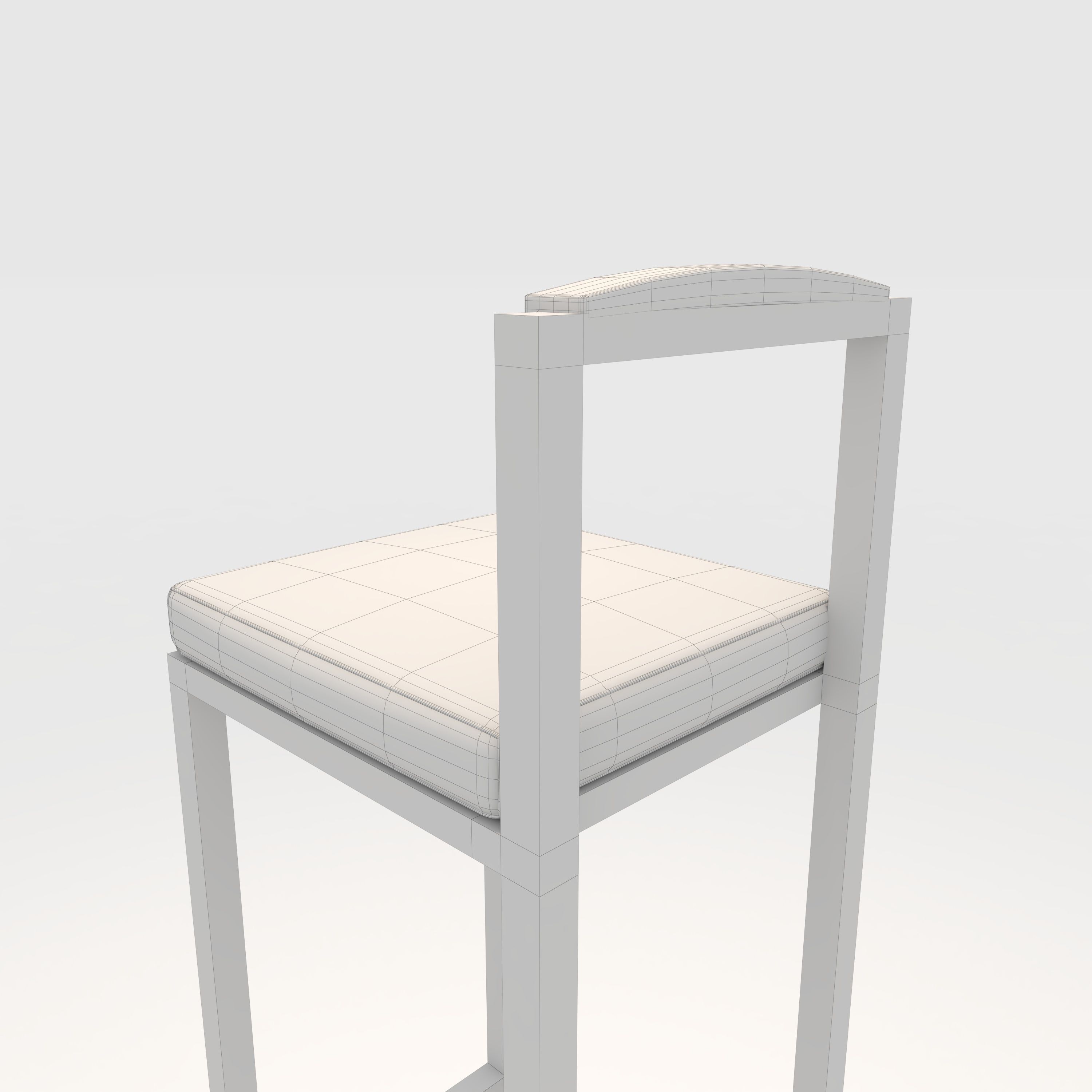 Bar Stool 7 3D model_15
