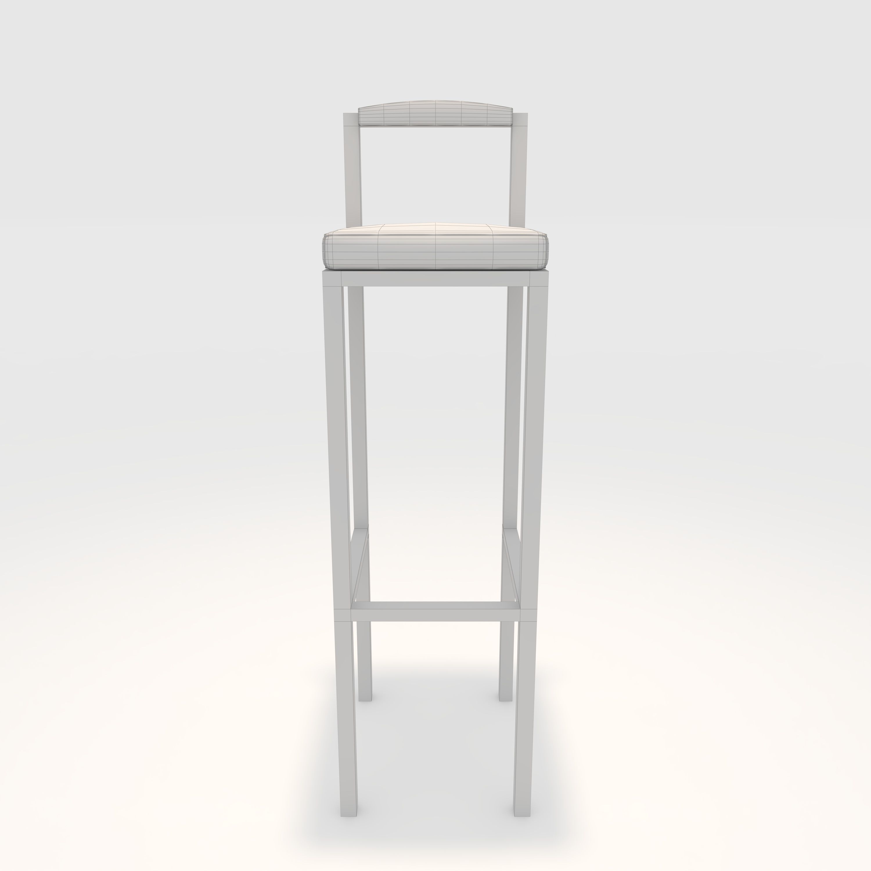 Bar Stool 7 3D model_9