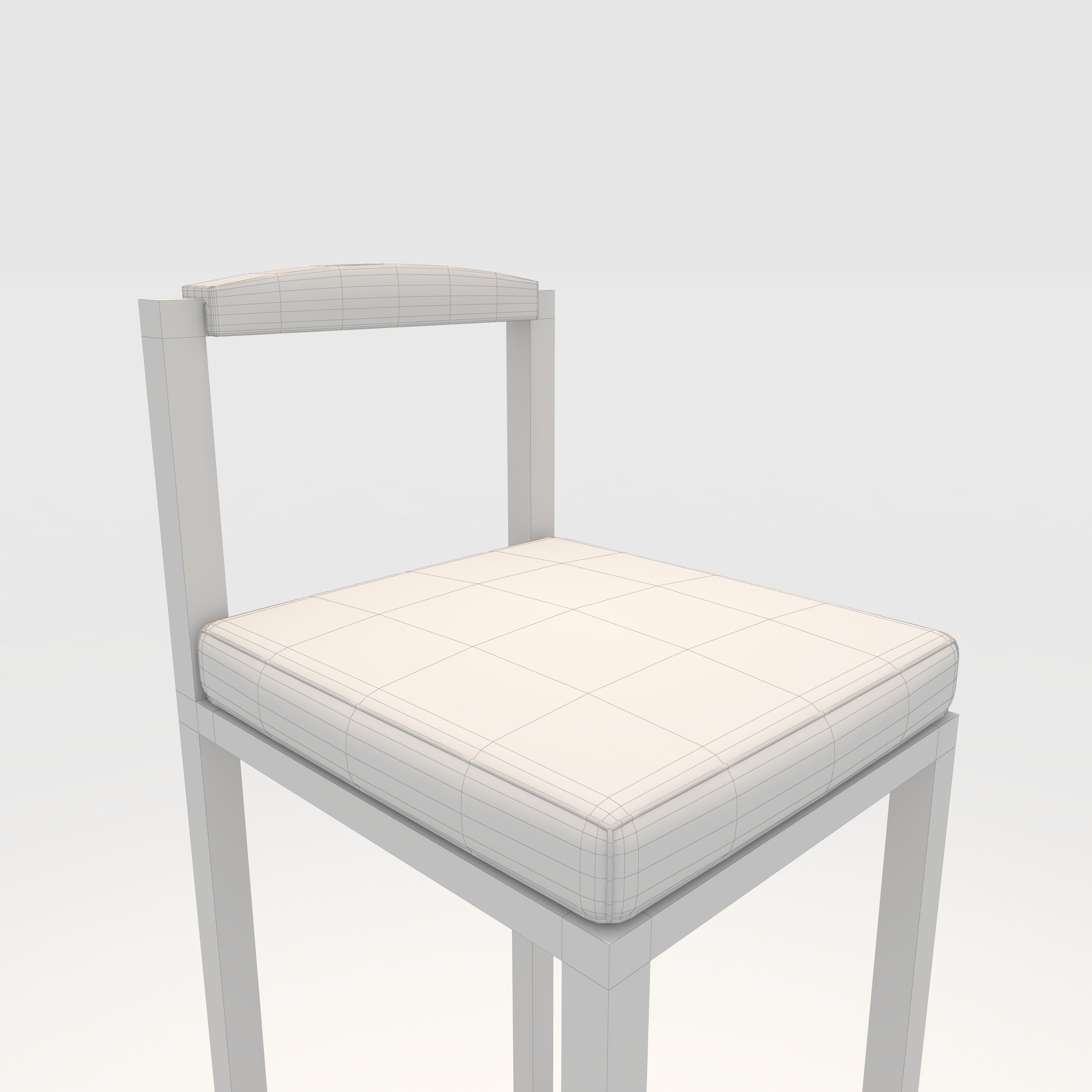Bar Stool 7 3D model_13