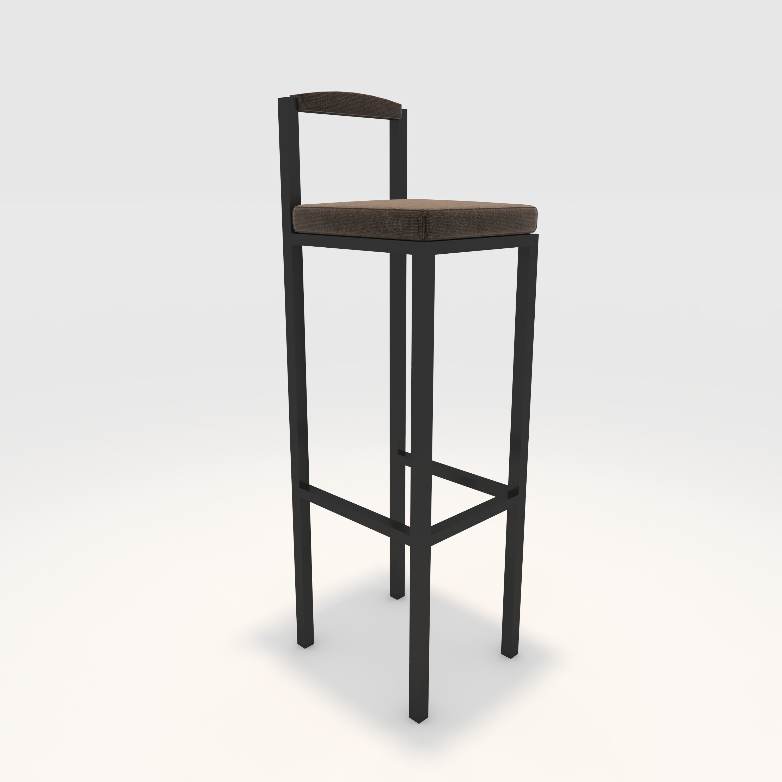 Bar Stool 7 3D model_6