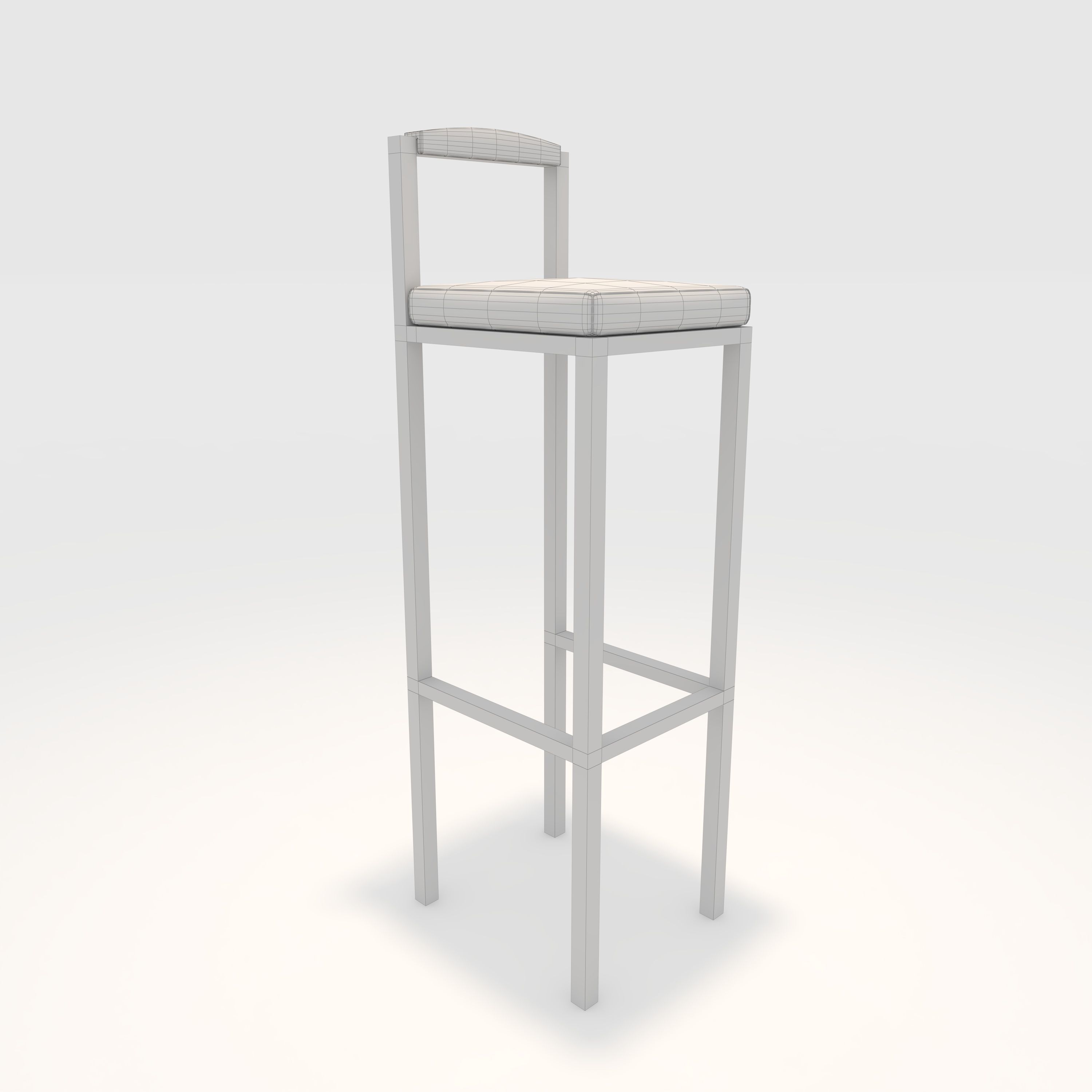 Bar Stool 7 3D model_7