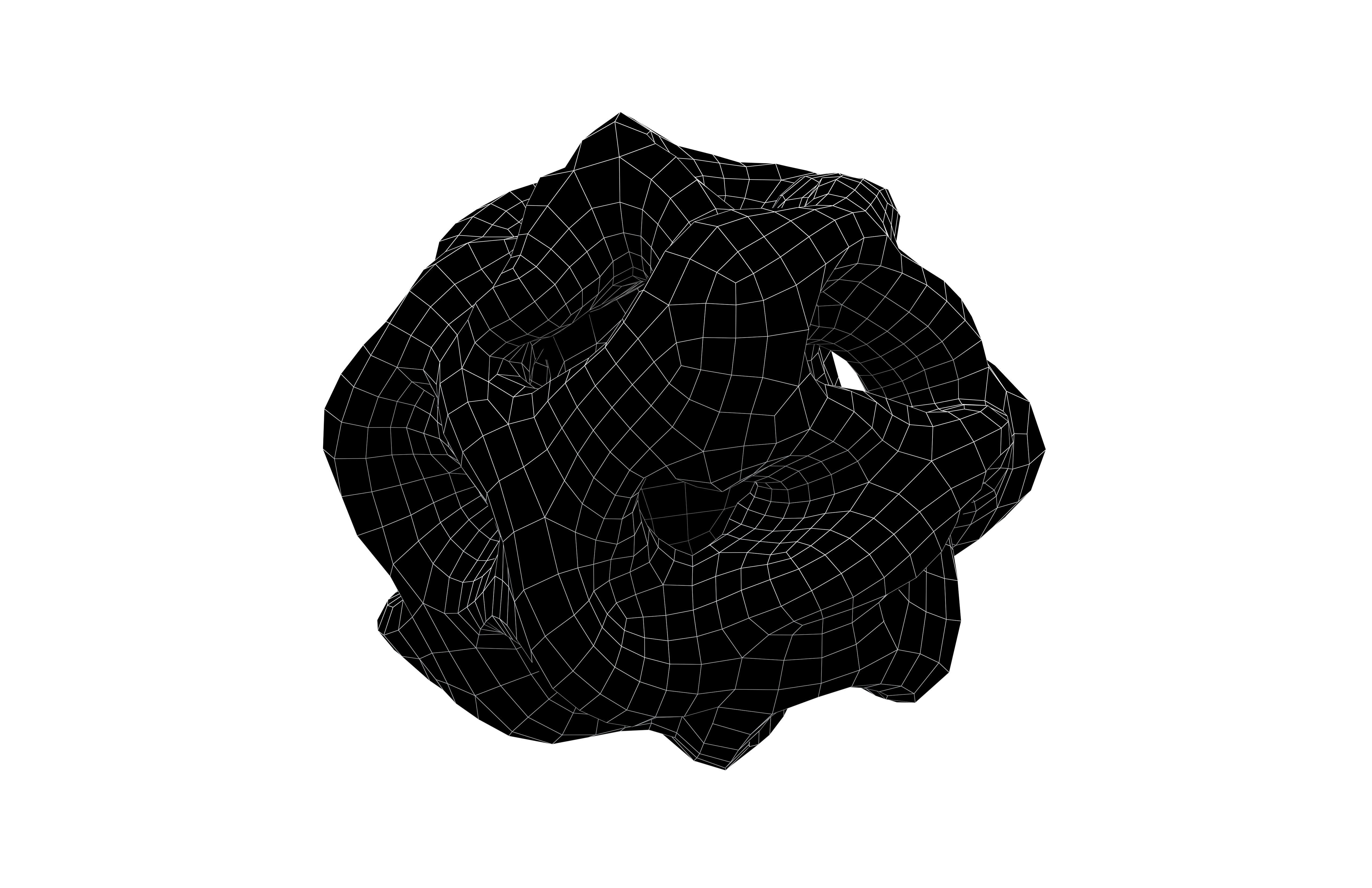 Abstract Shape v18 007 Low-poly 3D model_7