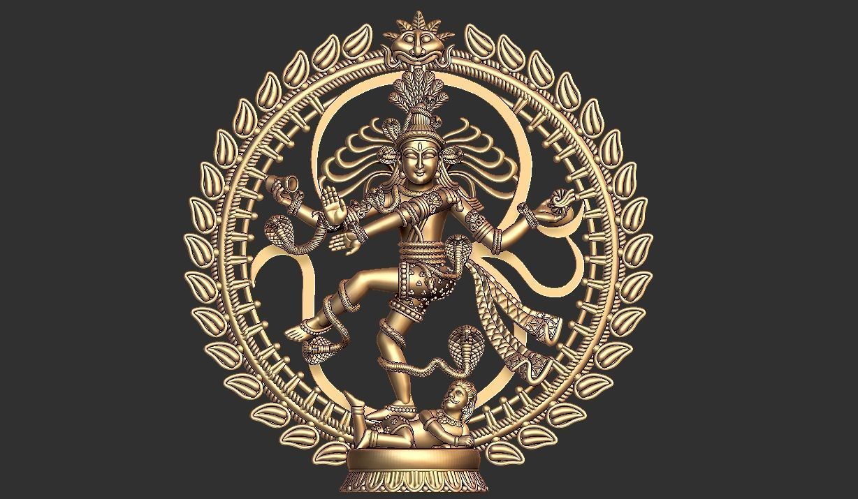 Natraj pendent High Quality   3D print model_1