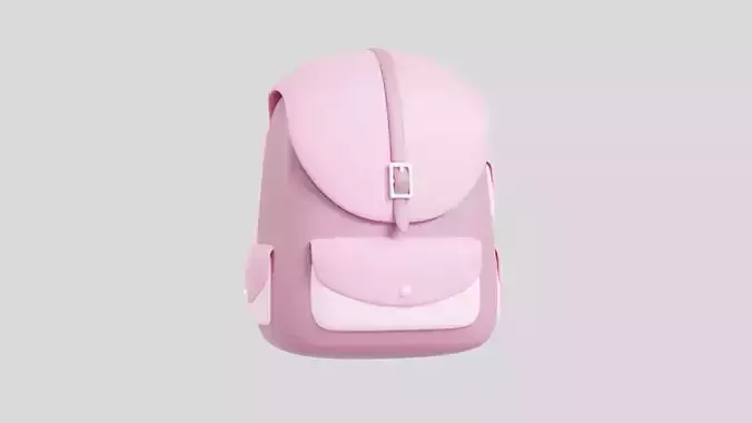 Cartoon Backpack Pink