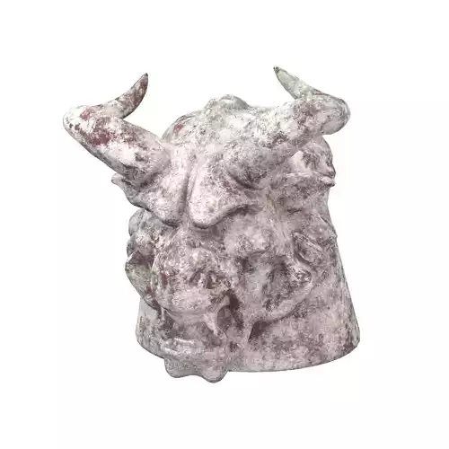 Monster Head Sculpture v1 002