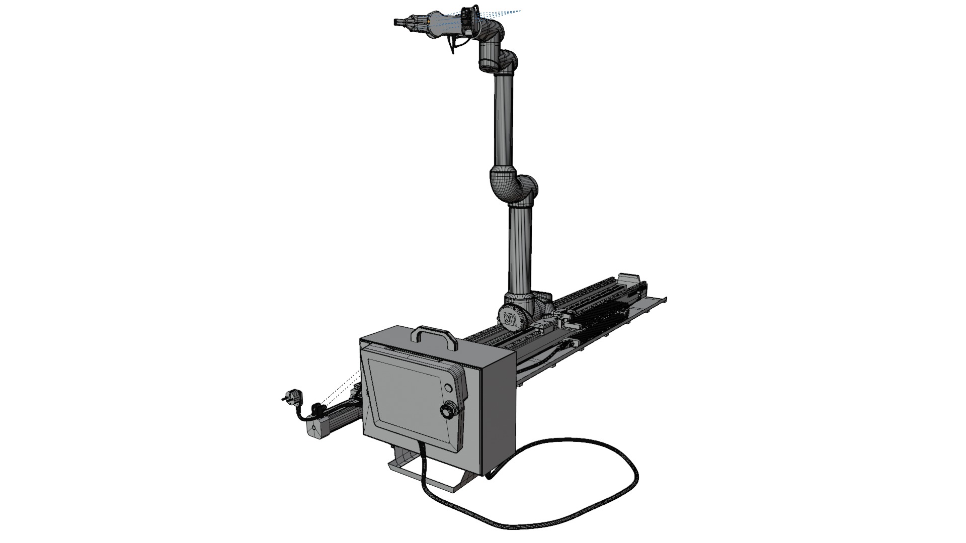 Industrial Robot 3D model_9