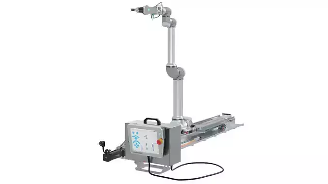 Industrial Robot 3D model Industrial Robot 3D model