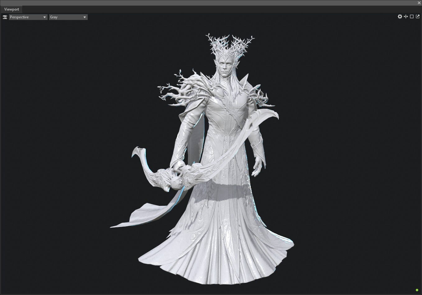 Dark elf 3D model_20