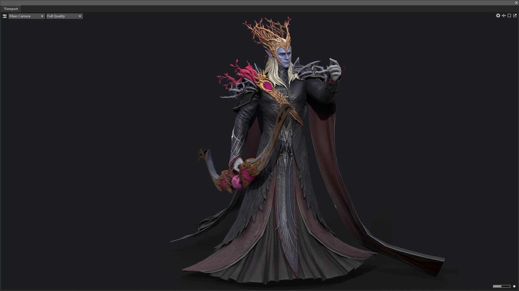 Dark elf 3D model_10