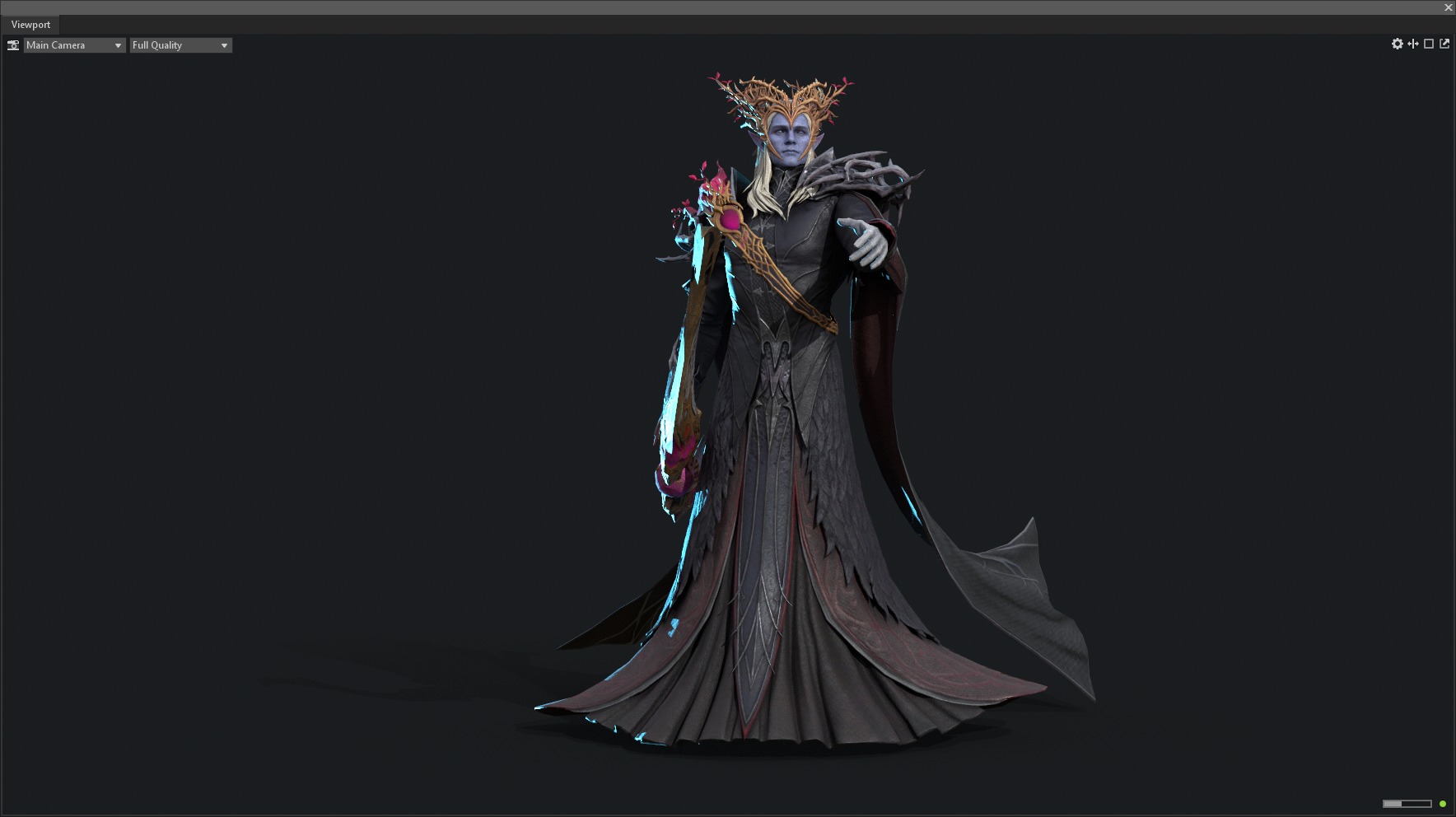 Dark elf 3D model_14