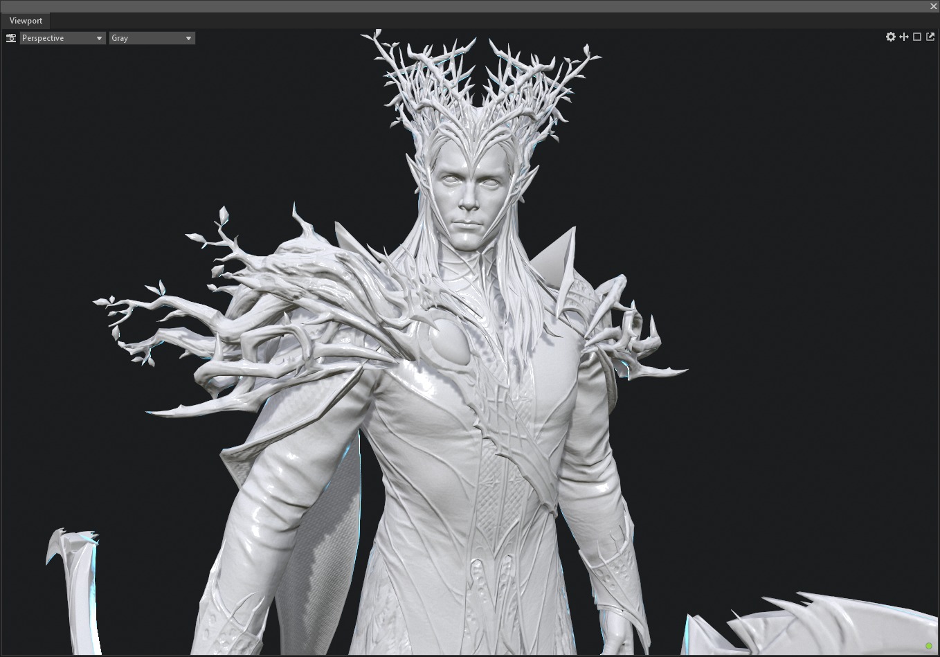 Dark elf 3D model_23