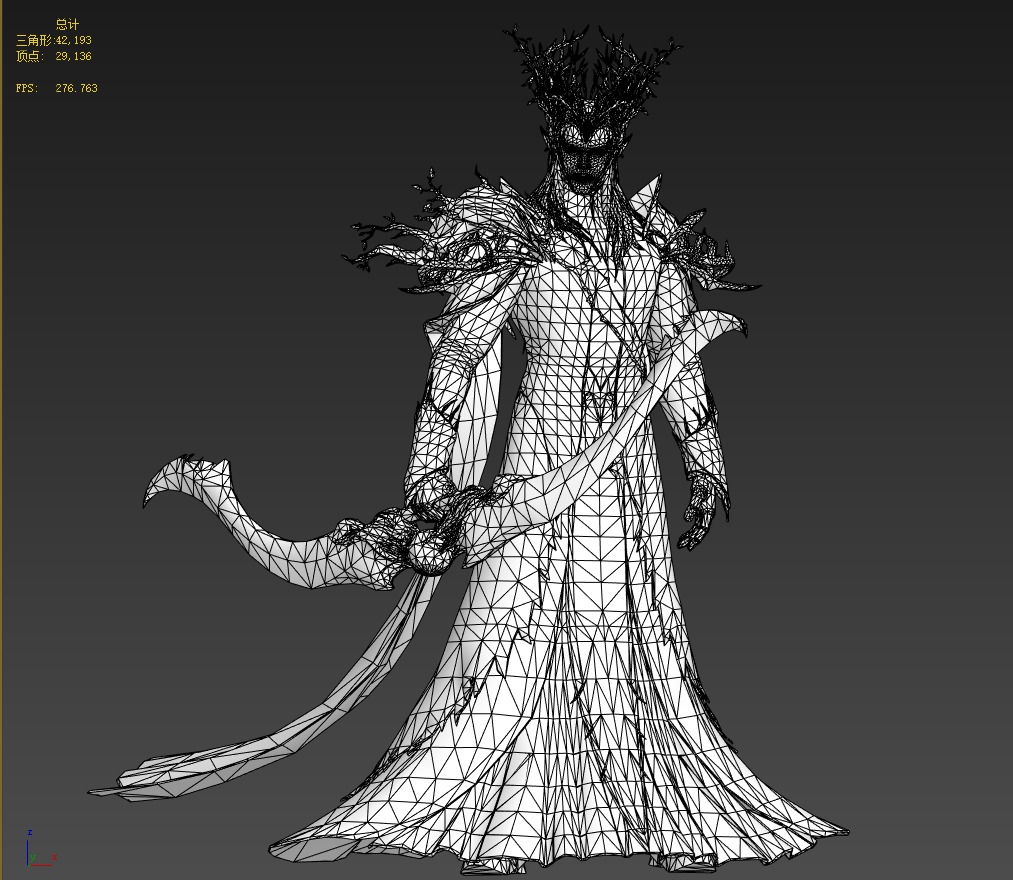 Dark elf 3D model_17