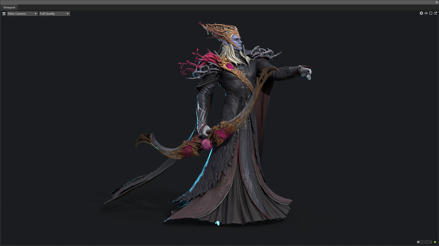 Dark elf 3D model_15