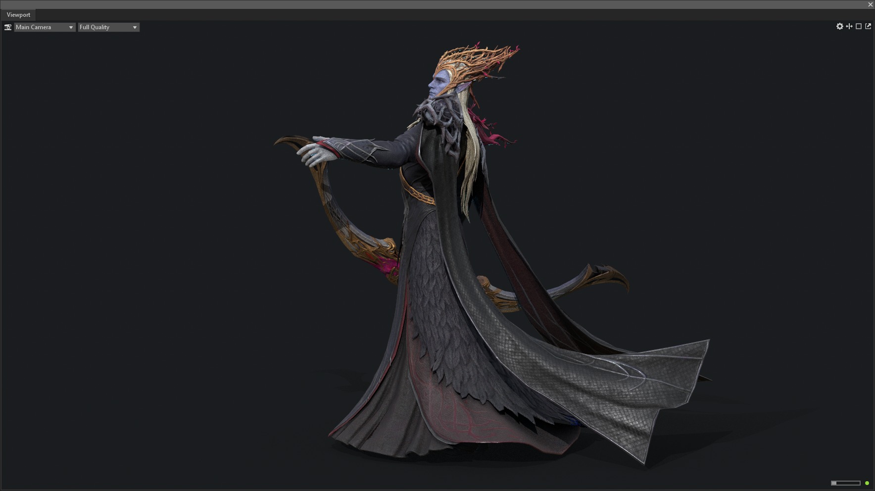 Dark elf 3D model_13