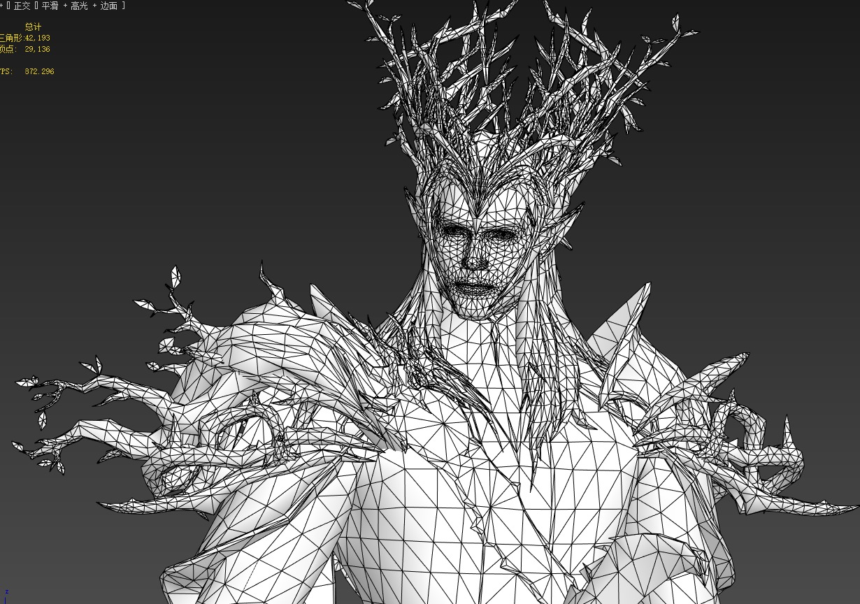 Dark elf 3D model_19