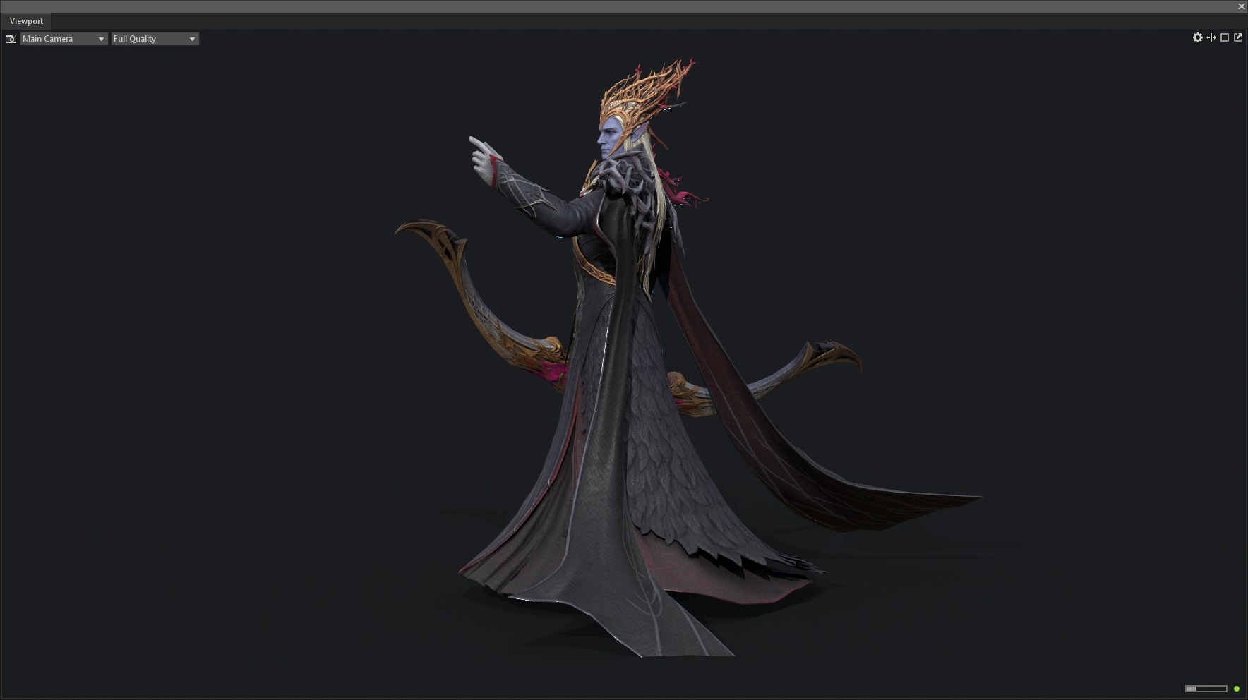 Dark elf 3D model_12
