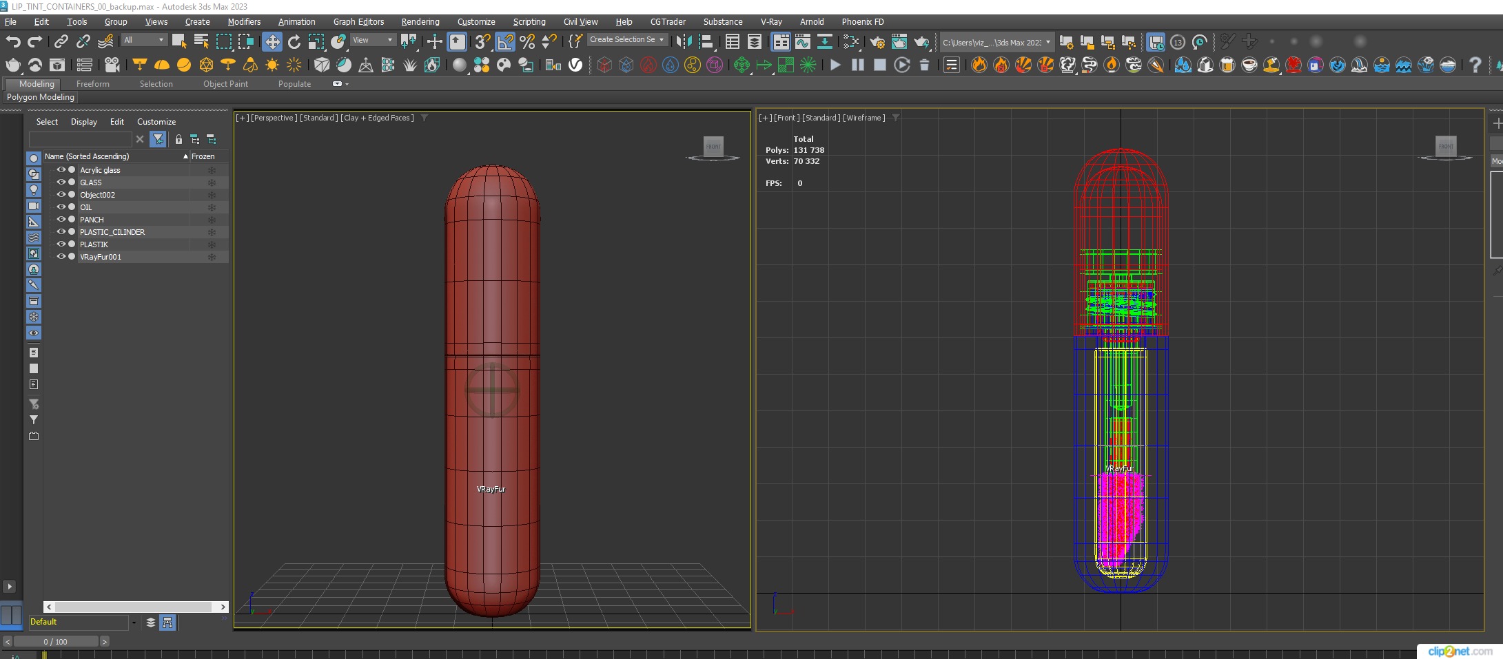 LIP TINT CONTAINERS 3D model_7