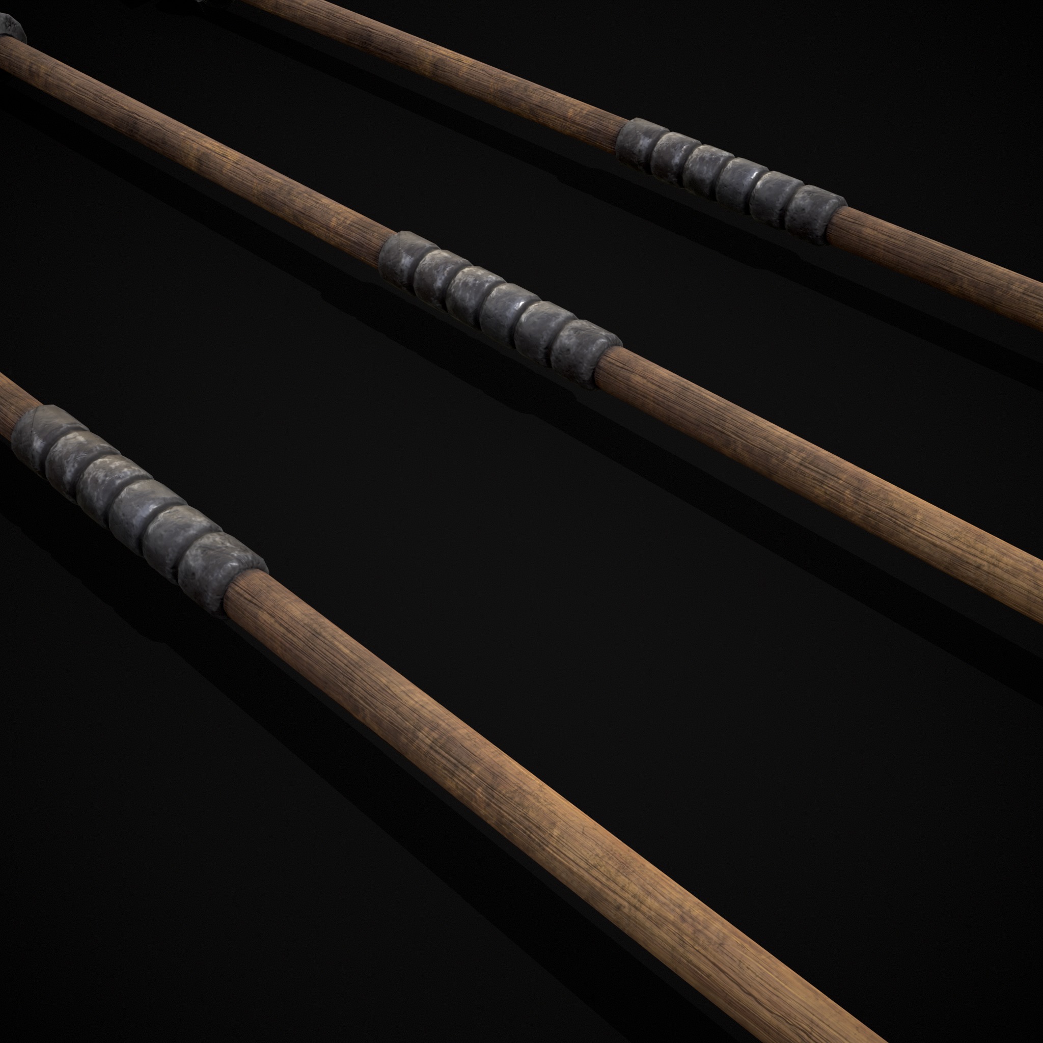 High Quality Viking Weapons Pack Low-poly 3D model_33