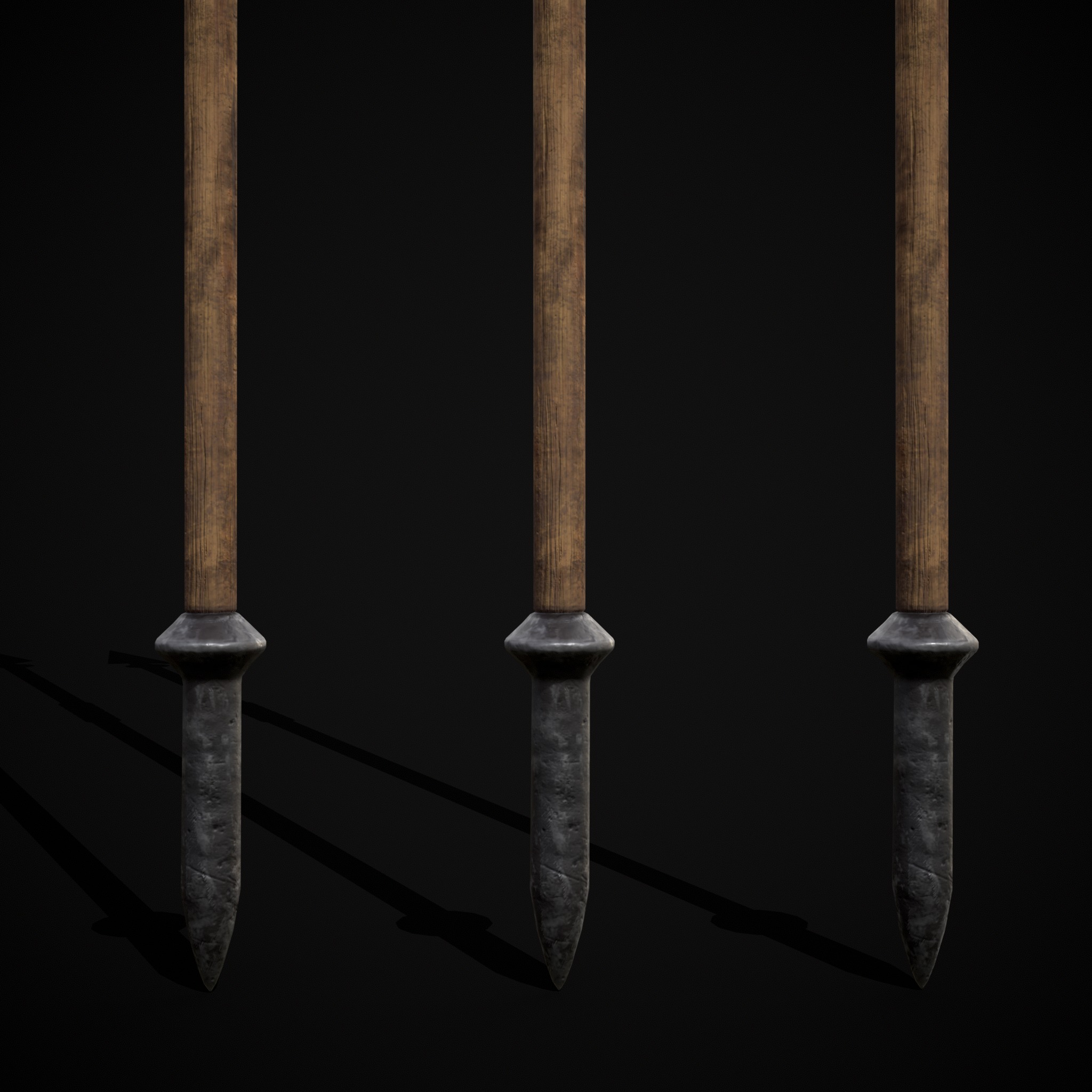 High Quality Viking Weapons Pack Low-poly 3D model_21
