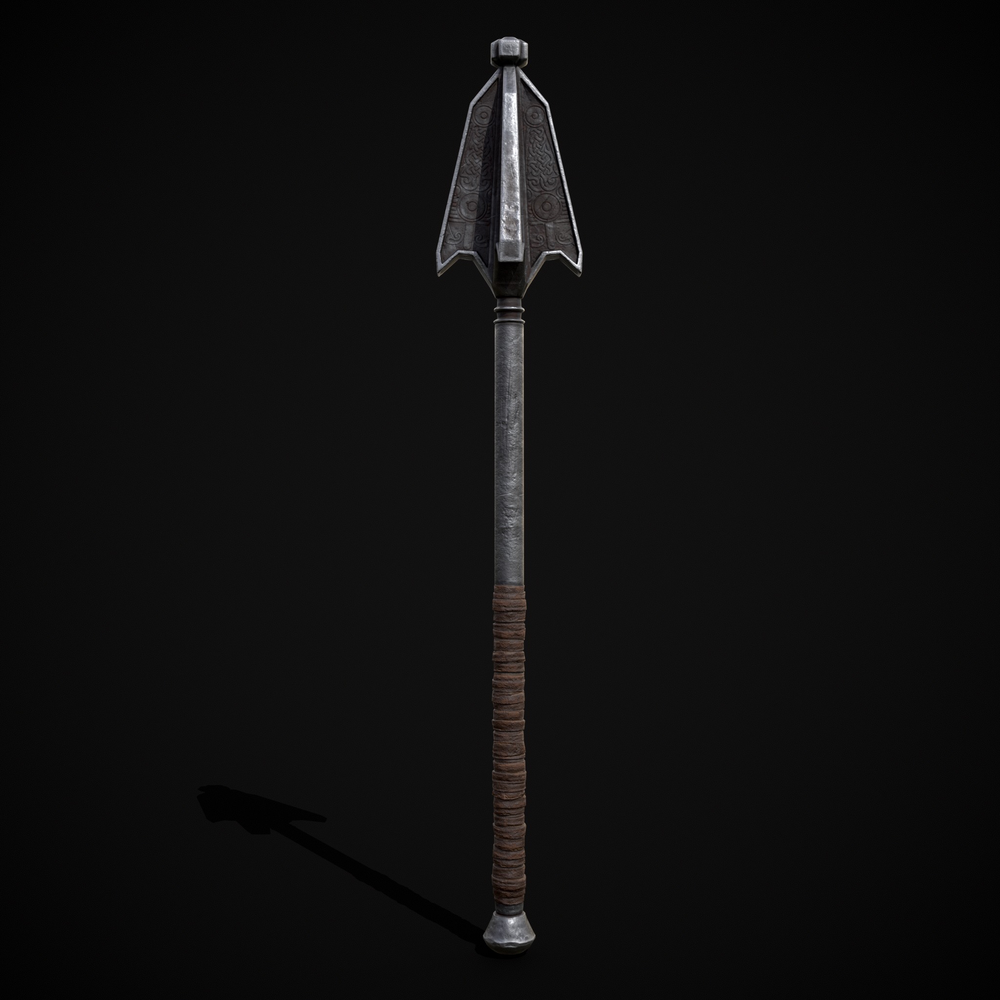 High Quality Viking Weapons Pack Low-poly 3D model_9