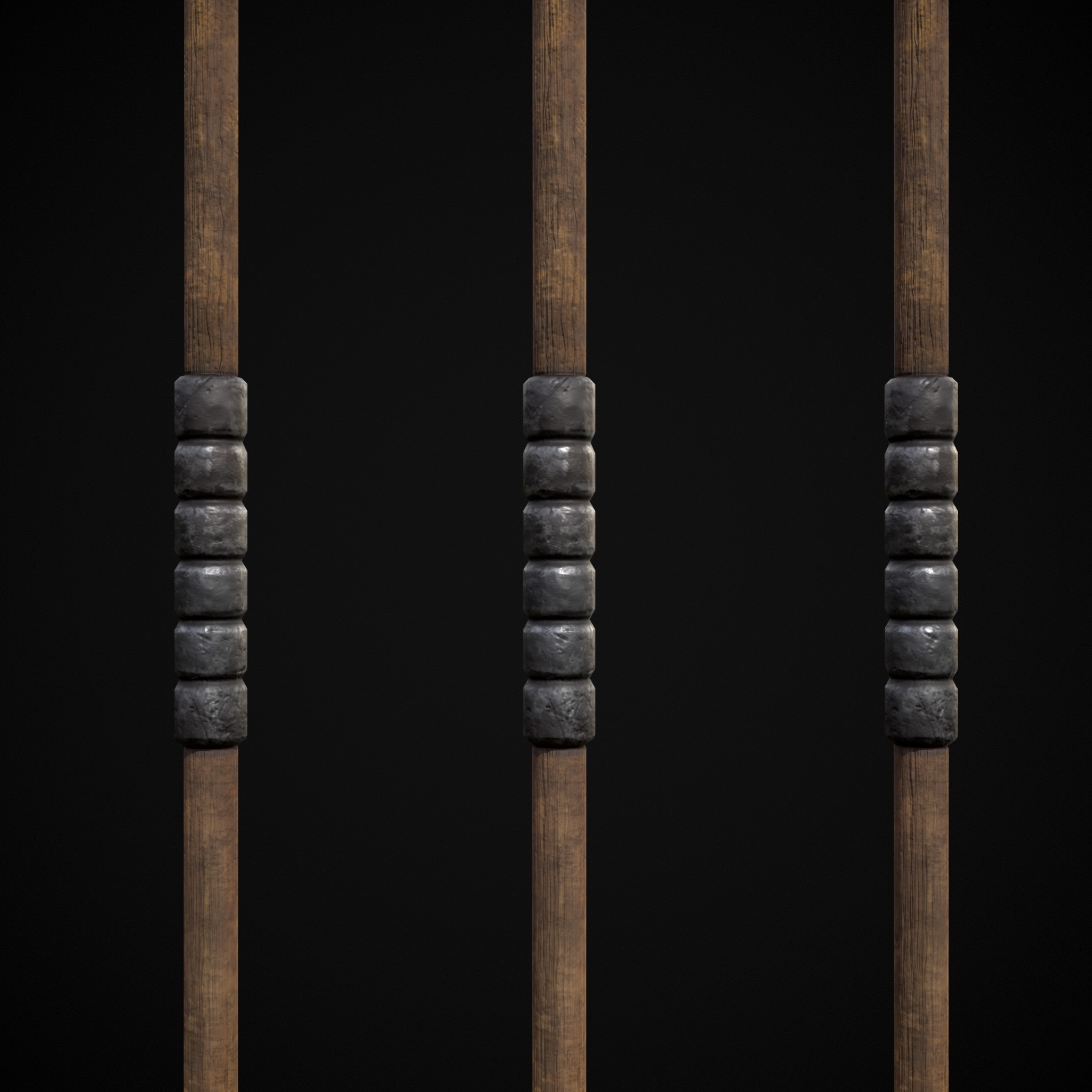 High Quality Viking Weapons Pack Low-poly 3D model_20