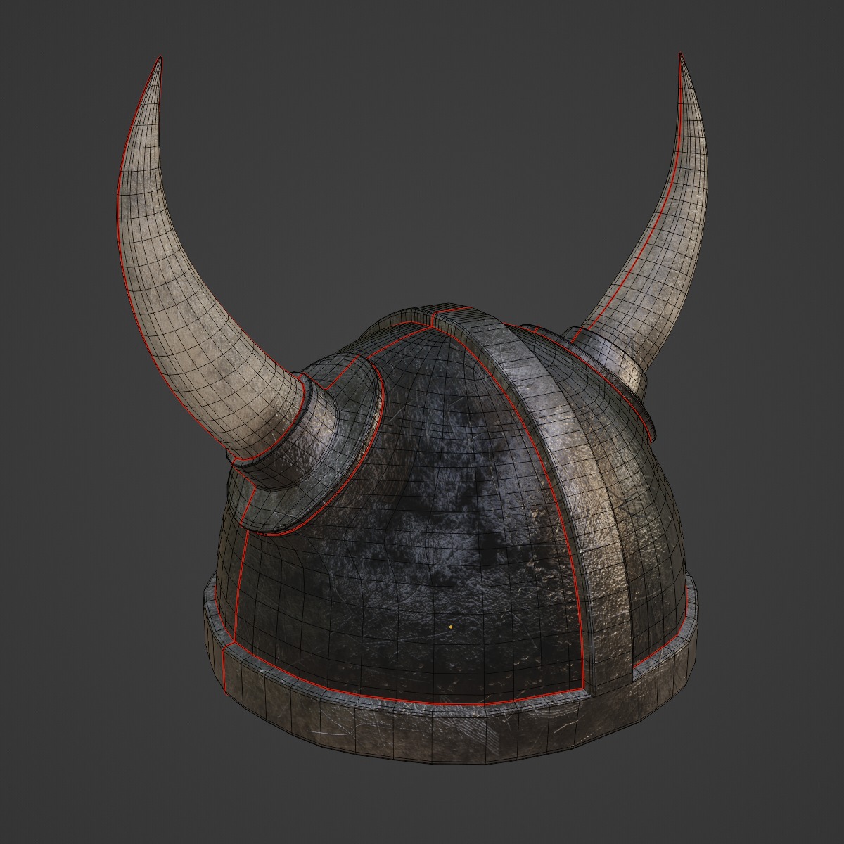 Viking Helmet 05 3D model_7