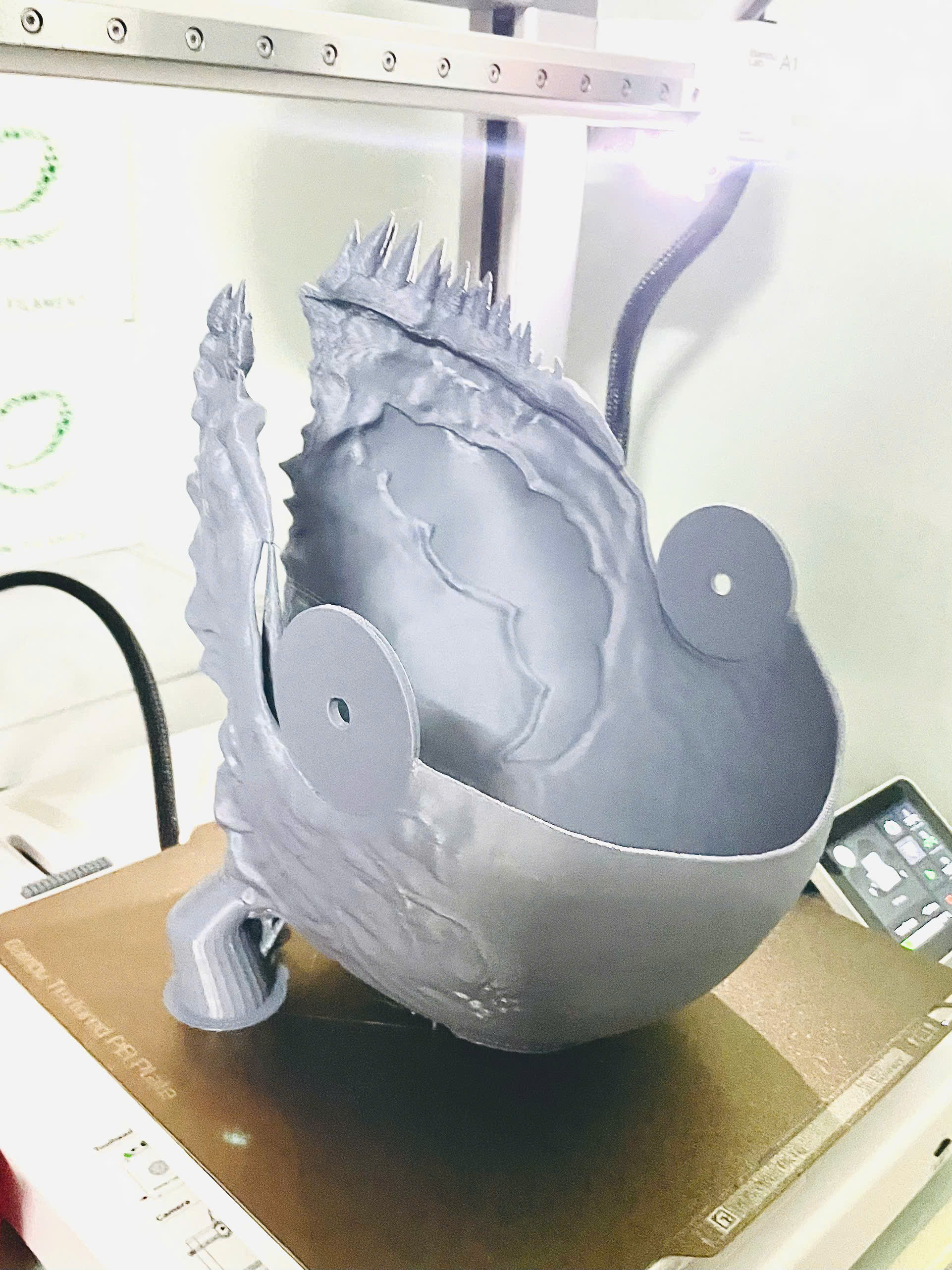 Venom Damaged Helmet Moveable - Marvel Movie 2024 3D print model_11