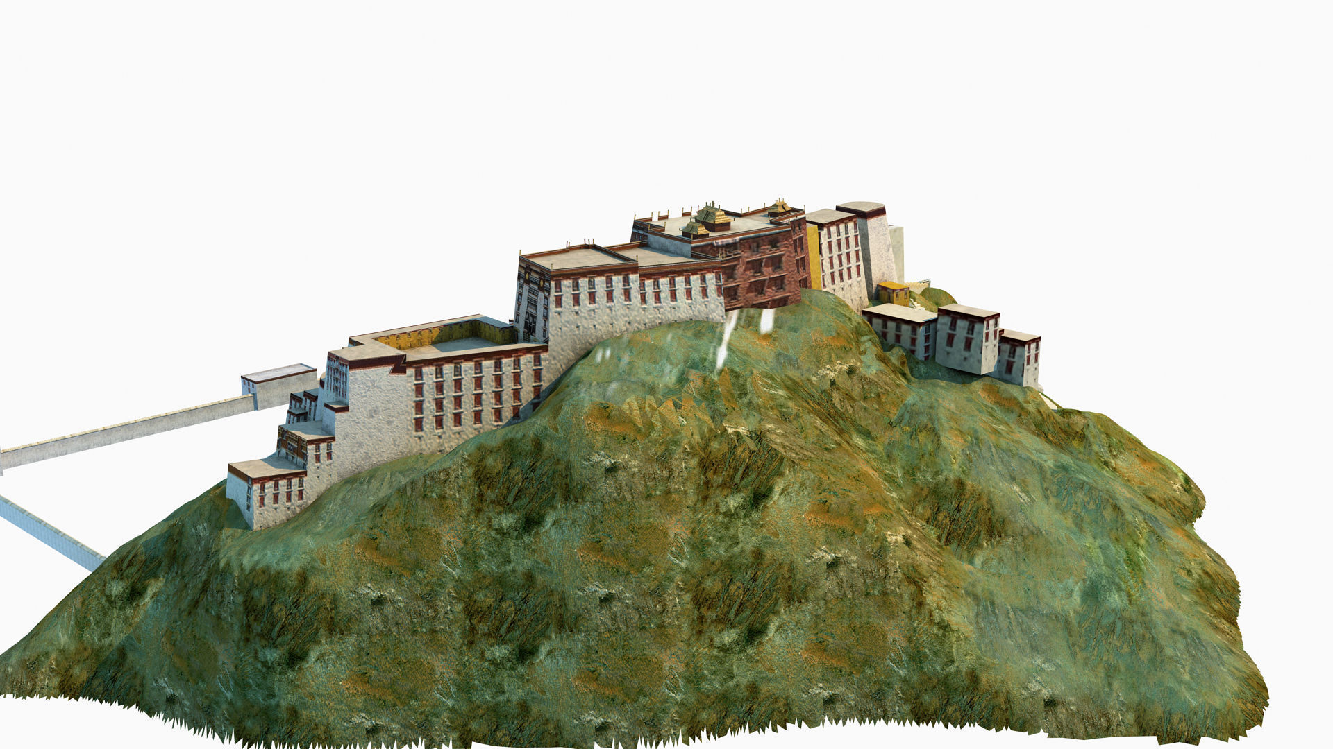 Potala Palace 3D model_7