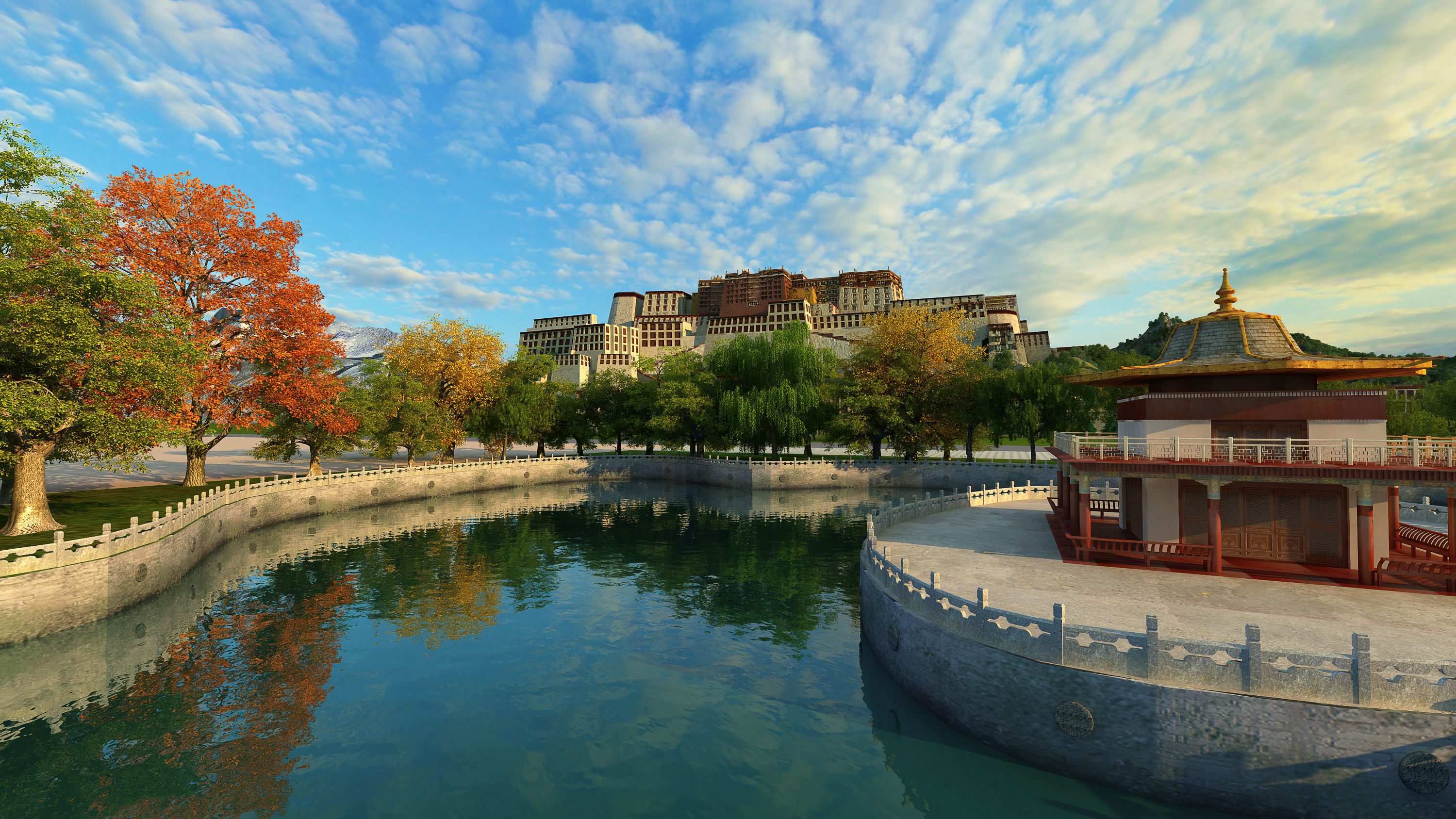 Potala Palace 3D model_1
