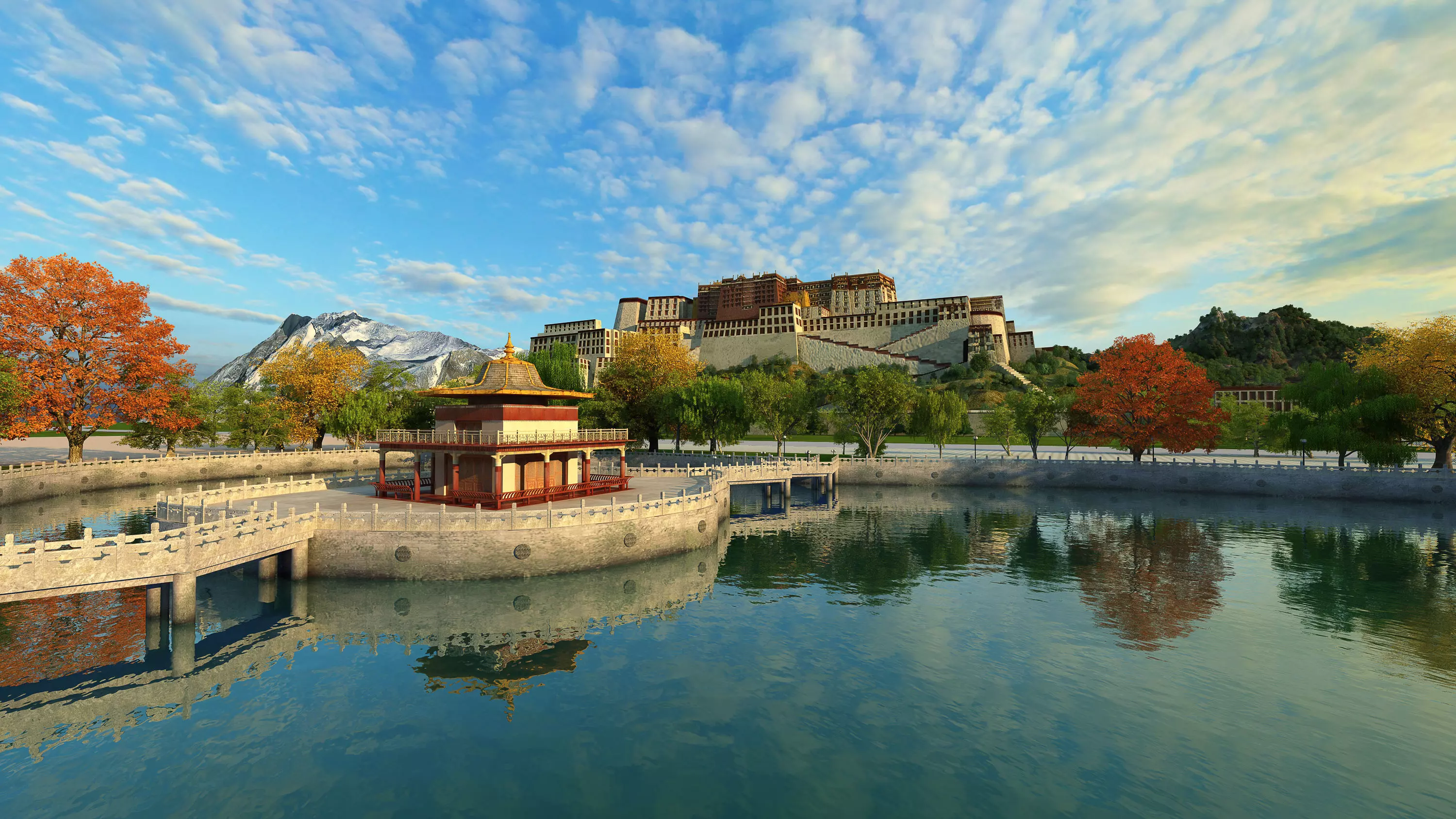 Potala Palace 3D model_0