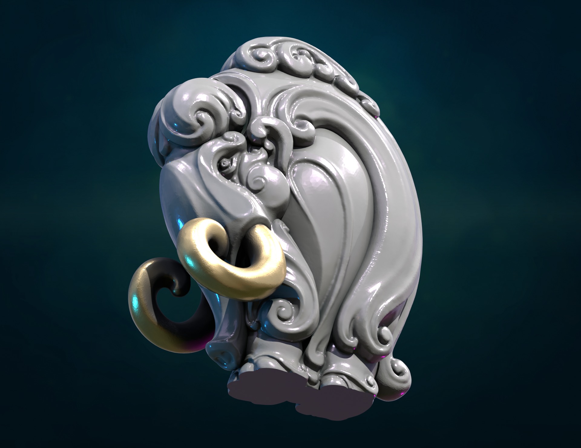 Mammoth II 3D print model_8