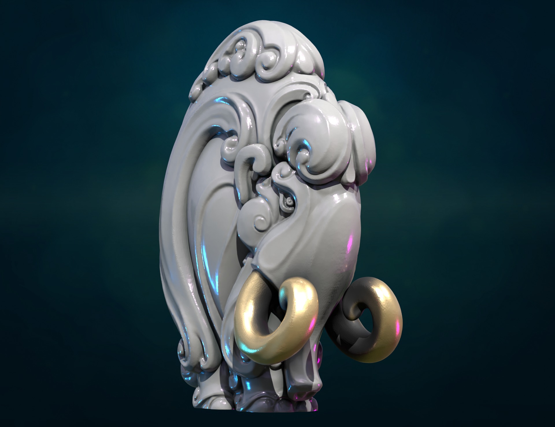 Mammoth II 3D print model_9