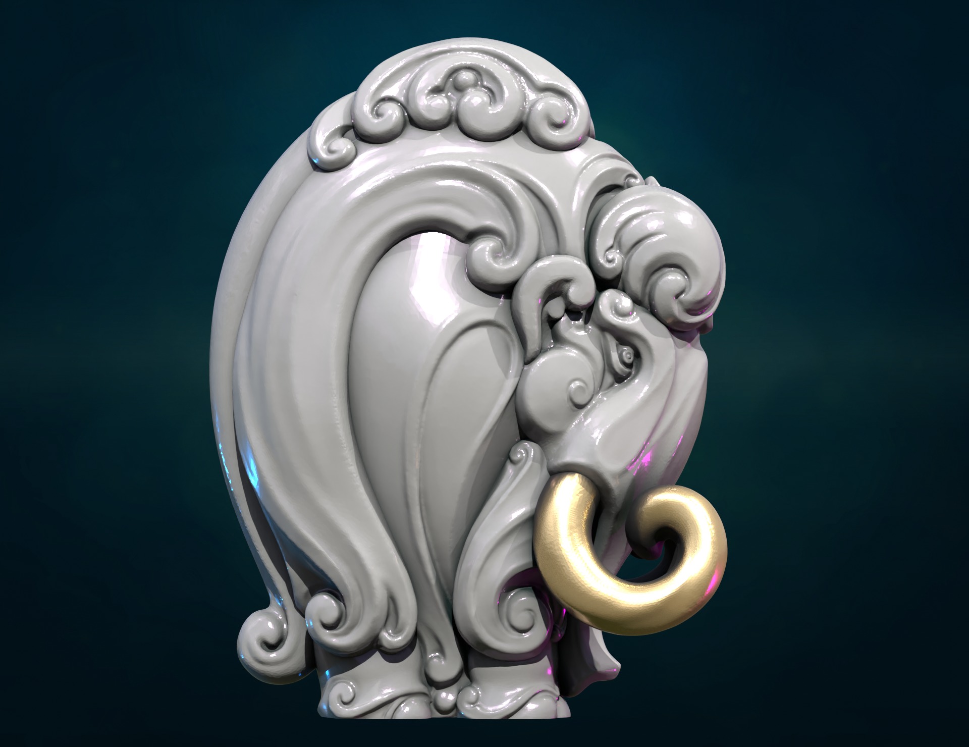 Mammoth II 3D print model_4