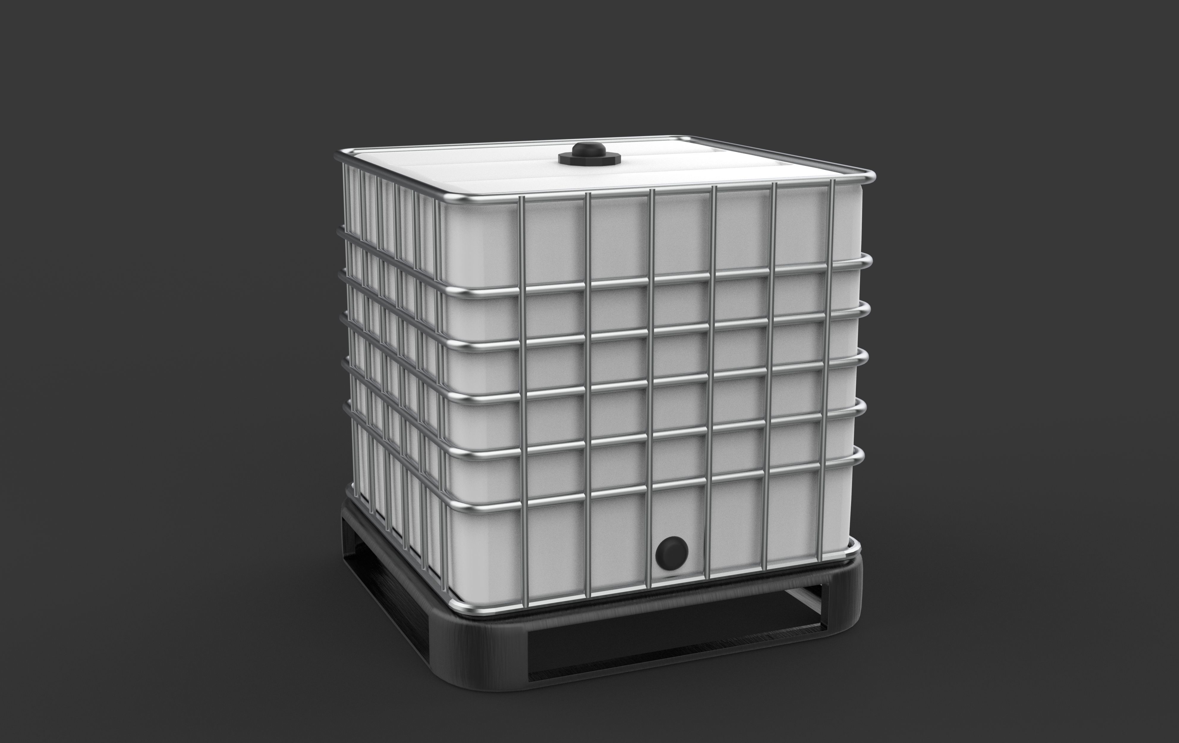 water tank 3D model_5