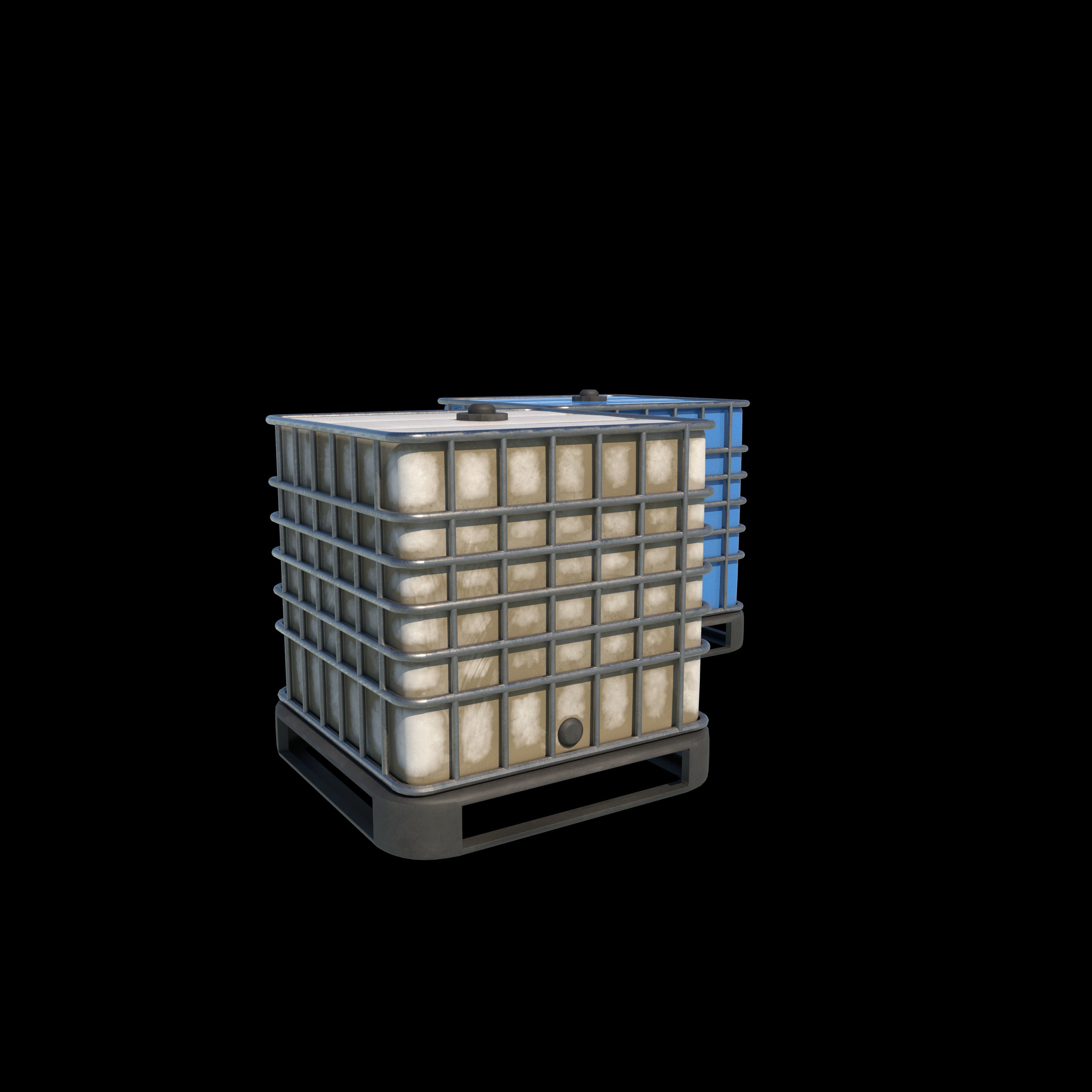 water tank 3D model_4